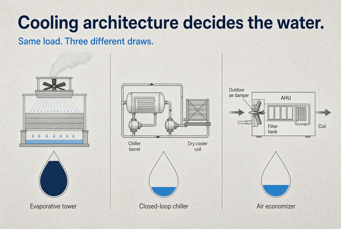 diagram of water cooling architecture